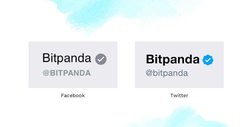 Vergelijking van verificatietekens op Twitter