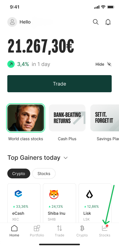 Home Screen