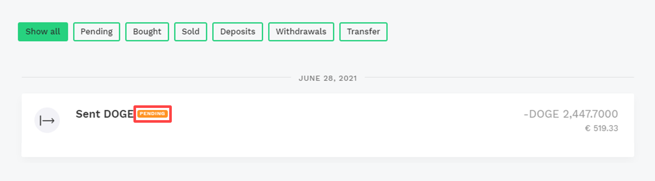 crypto.com withdraw pending